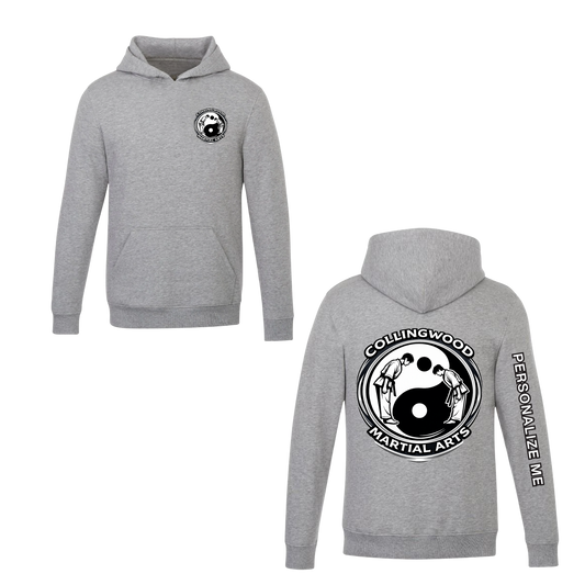 CMAC Hooded Sweatshirt - Dual Logo /  Personalized - Grey