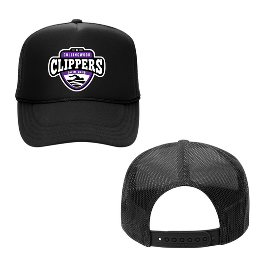 Collingwood Clippers Black Trucker Hat – Youth & Adult