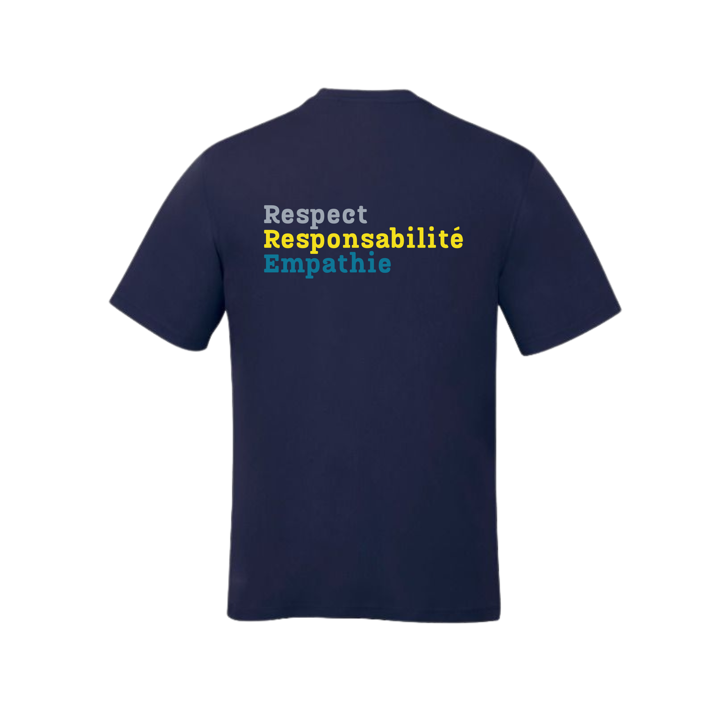 Notre-Dame-de-la-Huronie Tee - Large Logo /  Navy