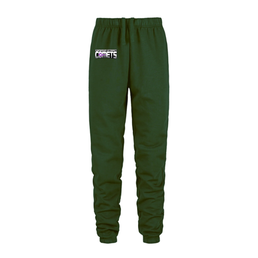 Cameron Street Comets Joggers - Forest / Mini Purple Logo