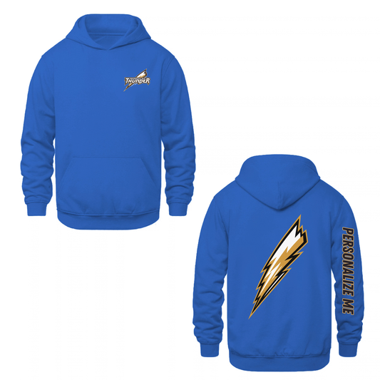 Georgian Bay Thunder Bolt Hooded Sweatshirt - Sapphire / Optional Personalization