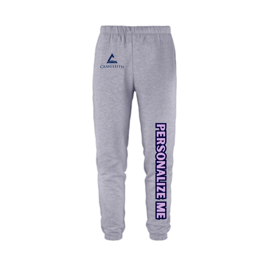 Craigleith Kodiak Bears Joggers - Grey / Lilac