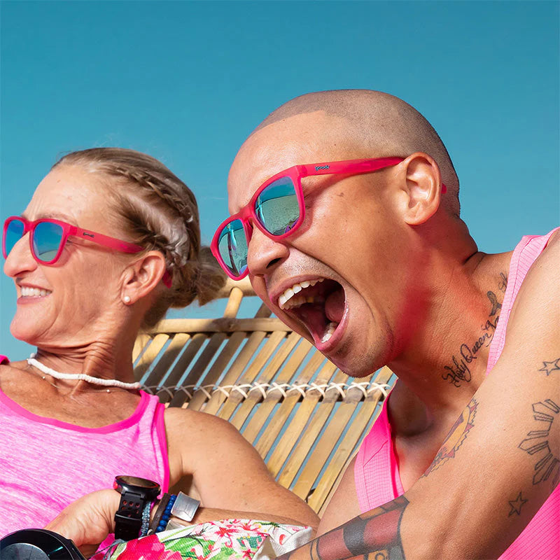 Flamingos on a Booze Cruise Sunglasses