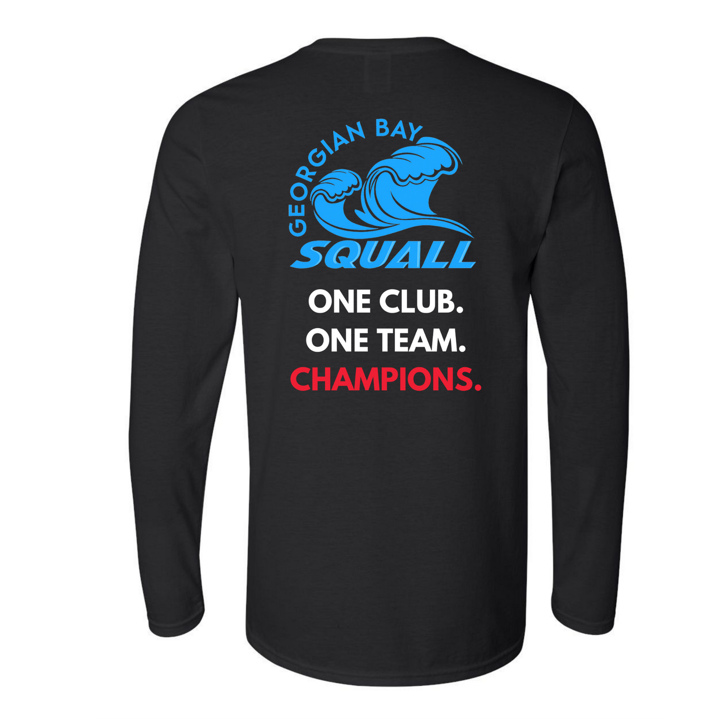 Georgian Bay Squall Long Sleeve 2026 National Champions Long Sleeve Shirt - Black