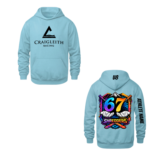 Craigleith 67 Shredders Hooded Sweatshirt - Bright Sky Blue