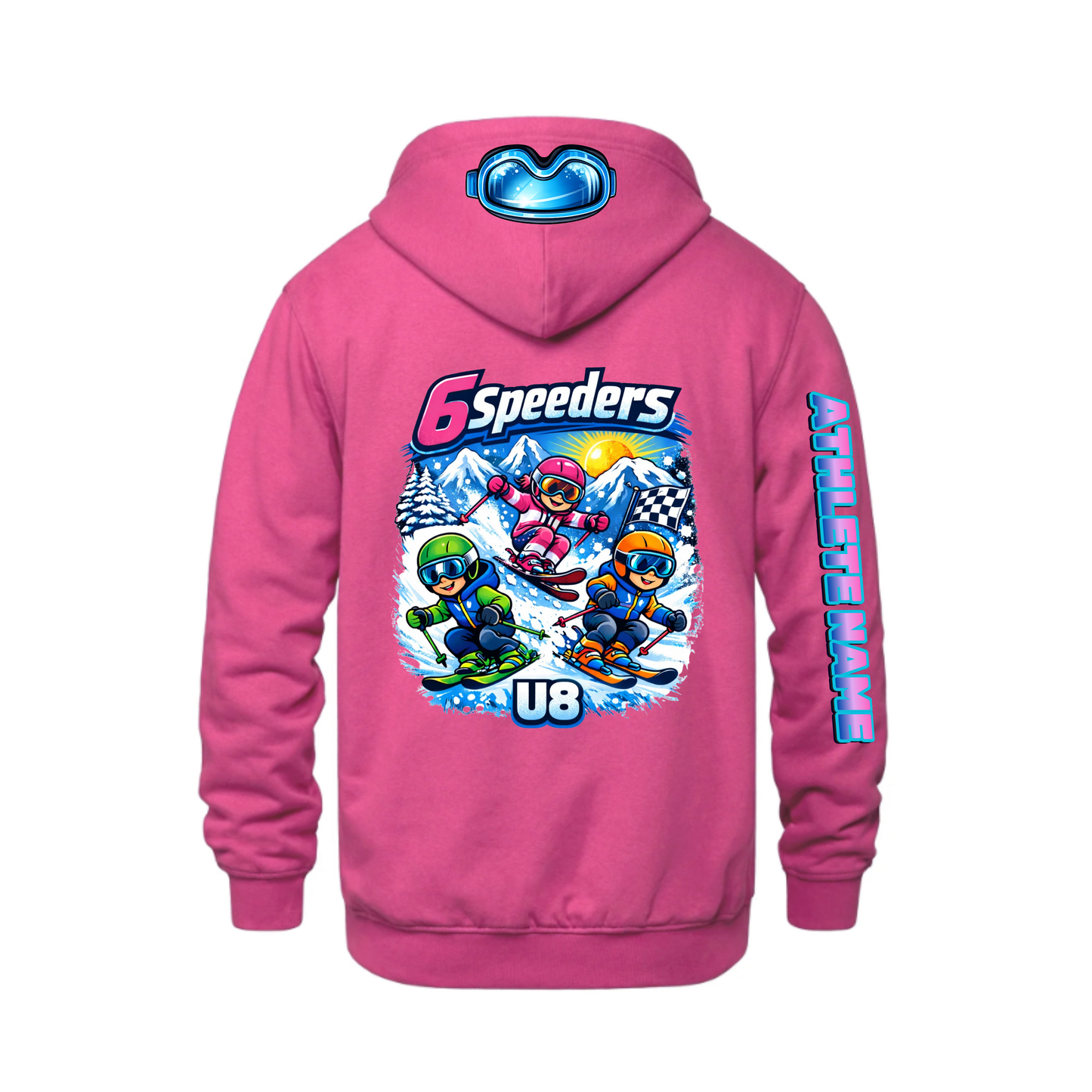 U8 Craigleith 6 Speeders Hooded Sweatshirt - Pink