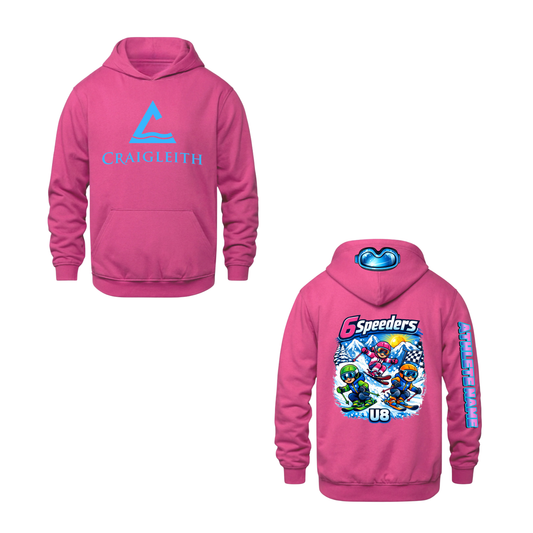U8 Craigleith 6 Speeders Hooded Sweatshirt - Pink