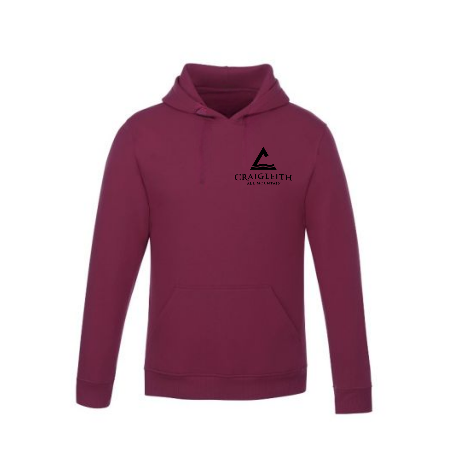 U12 Craigleith All Mountain Summit Slayers Hooded Sweatshirt - Maroon