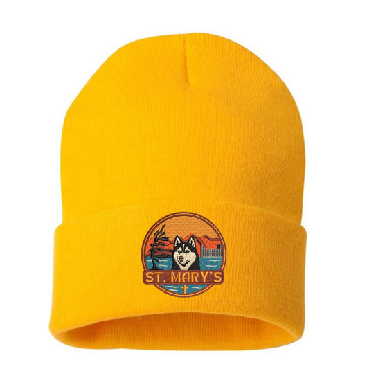 St. Mary's Patch Knit Toque - Gold