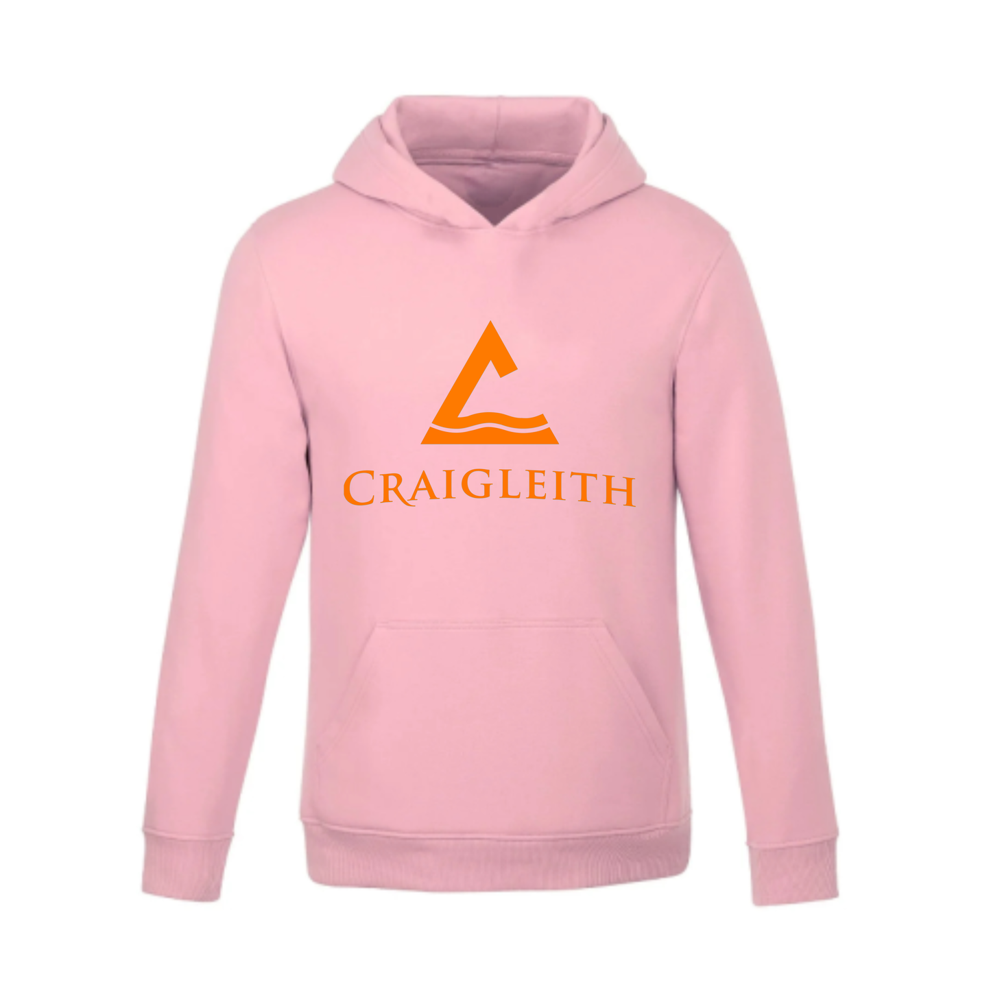 Craigleith Smart Bears Hooded Sweatshirt - Pink / Large Logo