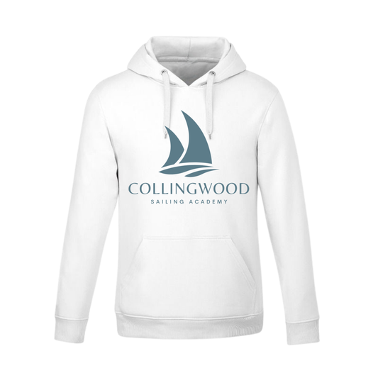 Collingwood Sailing Academy Large Logo / INSTRUCTOR Pullover Hoodie - White