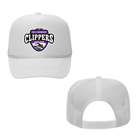Collingwood Clippers White Trucker Hat – Youth & Adult