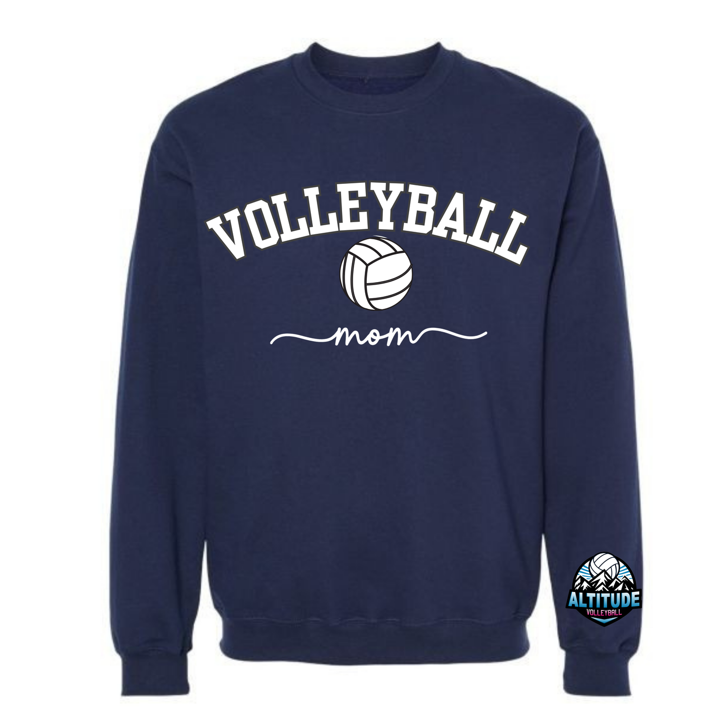 Altitude Volleyball Mom Crewneck Sweatshirt - Navy (Youth & Adult)