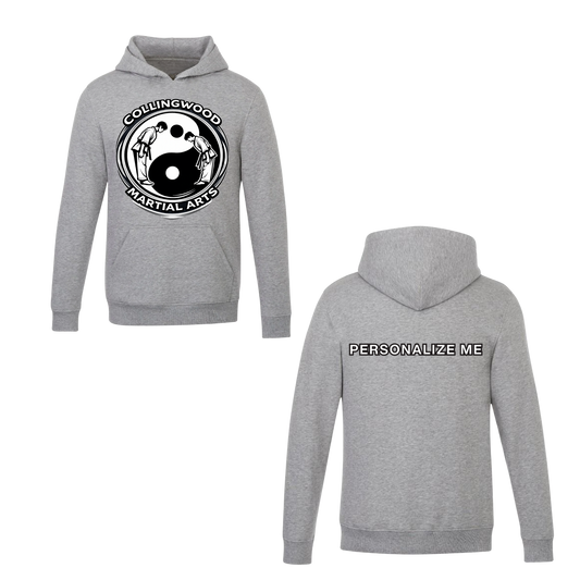 CMAC Hooded Sweatshirt - Oversize Logo /  Personalized - Grey