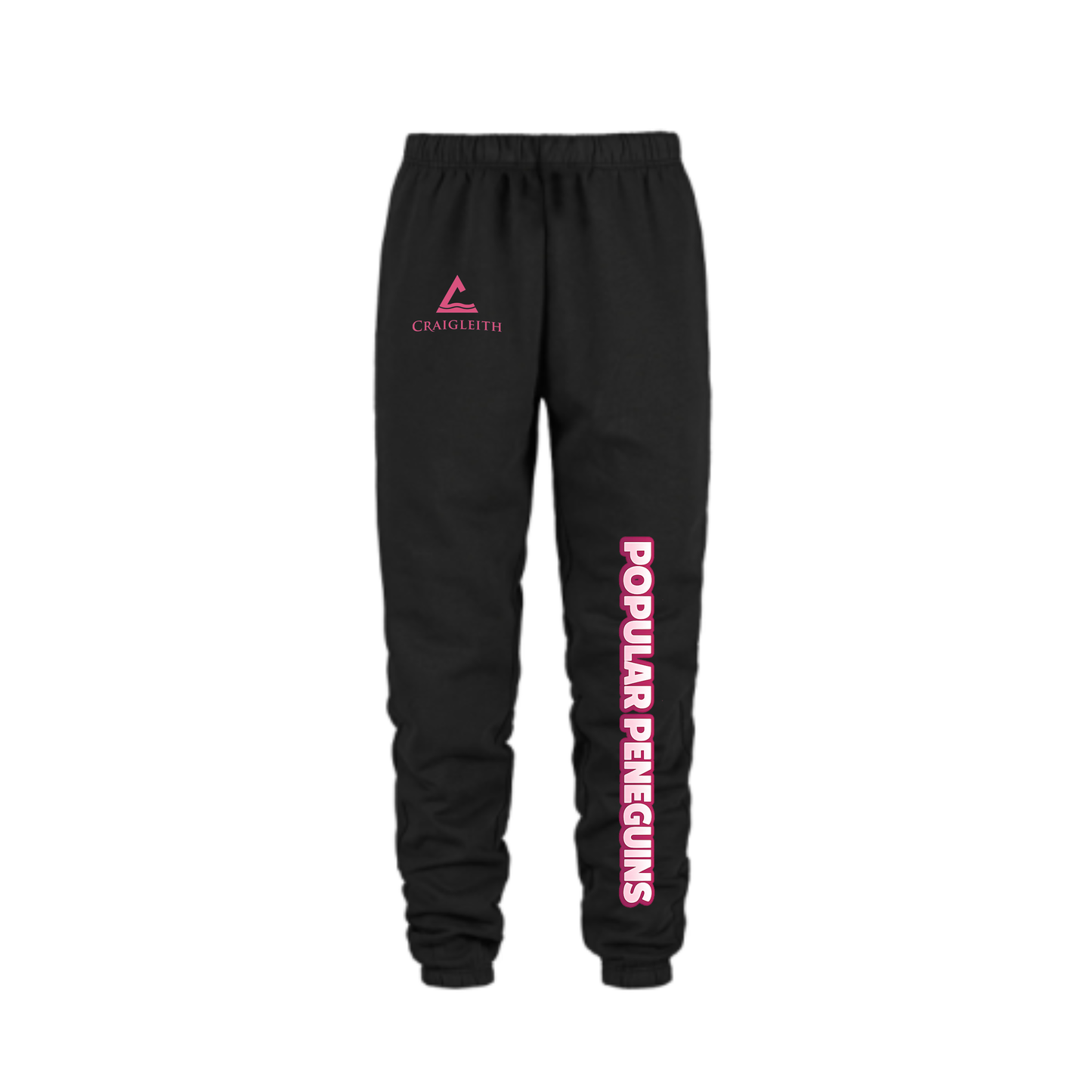 Craigleith Popular Penguins Joggers - Black