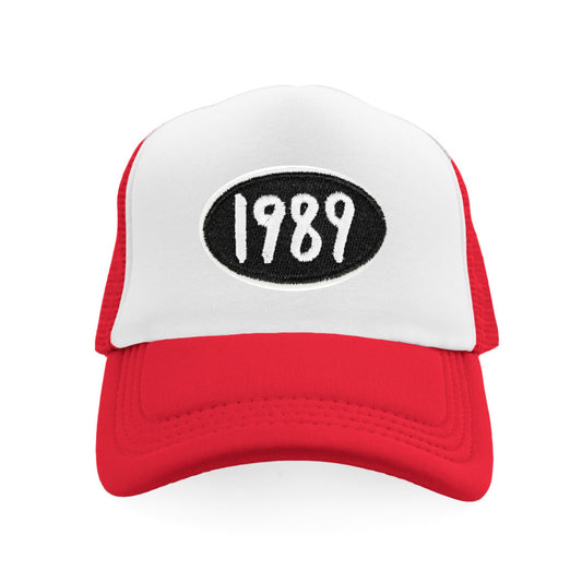 1989 Snapback Hat - Red / White