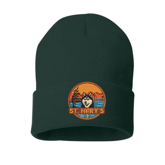 House Earth St. Mary's Patch Knit Toque - Forest