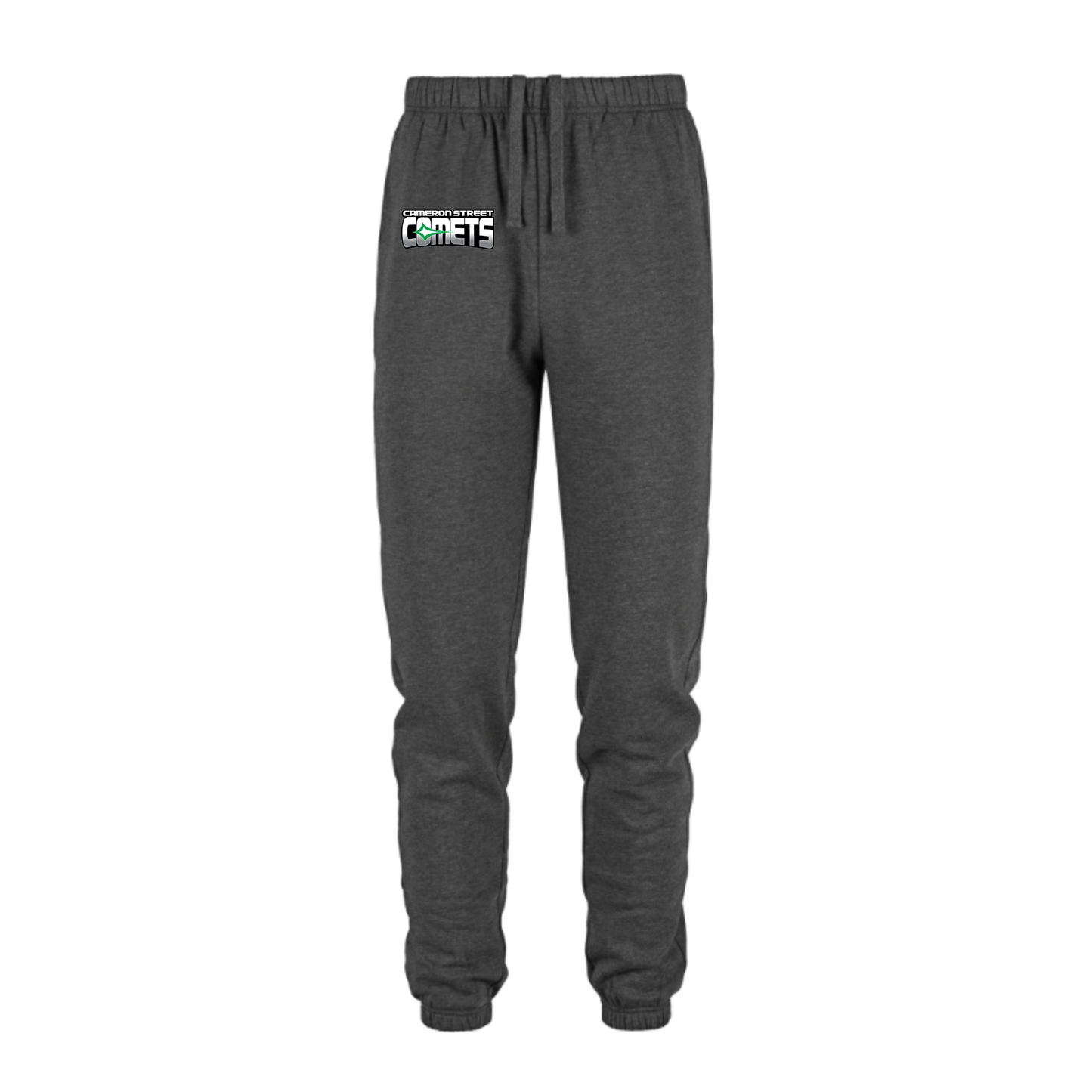 Cameron Street Comets Joggers - Charcoal / Mini Green Logo