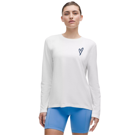 lululemon x Thornbury Fitness & Wellness -  Swiftly Relaxed Long-Sleeve Shirt / White