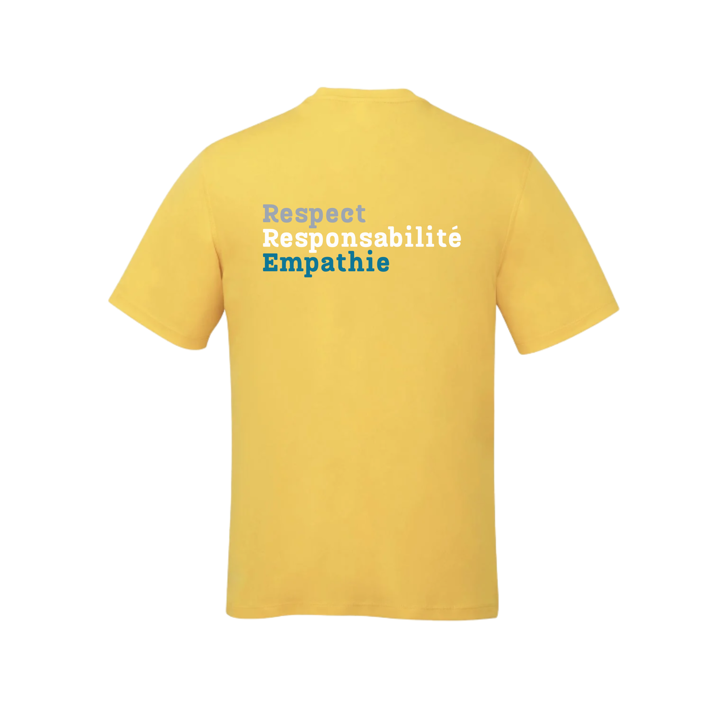 Notre-Dame-de-la-Huronie Tee - Large Logo /  Yellow