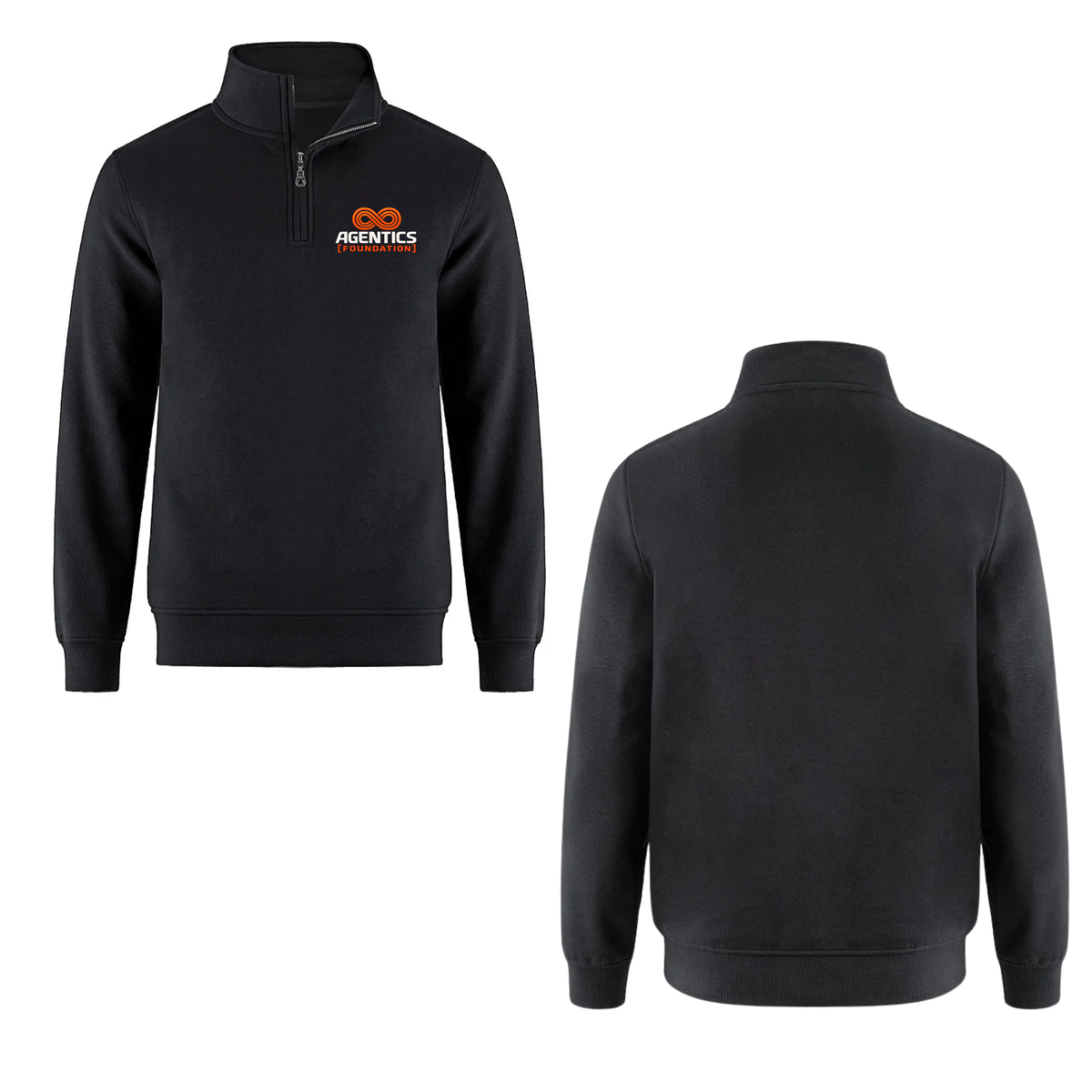 Agentics Quarter Zip - Black