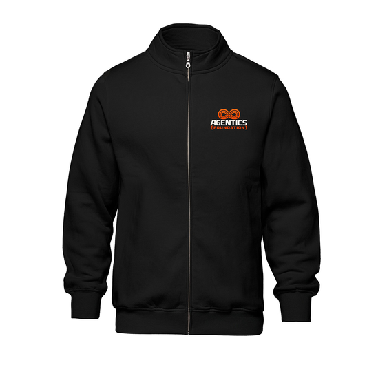 Agentics Full Zip Sweatshirt - Black