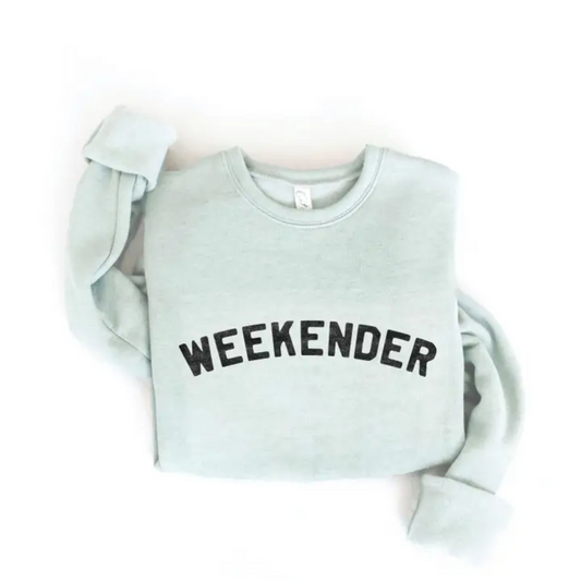 Adult Weekender Graphic Sweatshirt - Dusty Sage