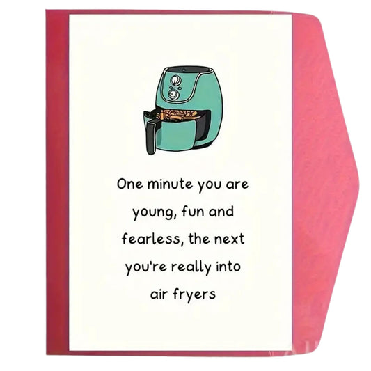 Air Fryer Birthday Card