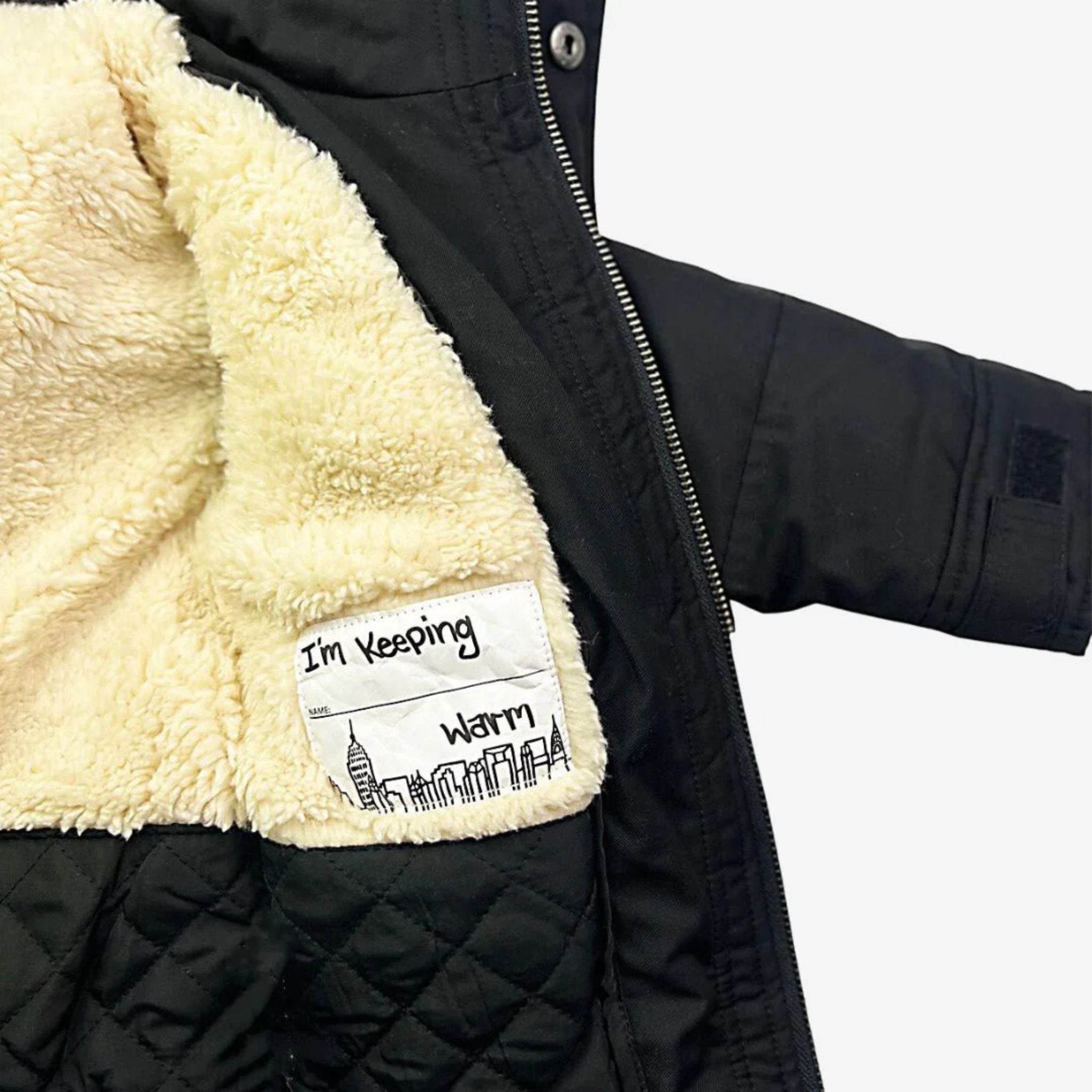 Appaman Denali Down Coat Black 2 Years