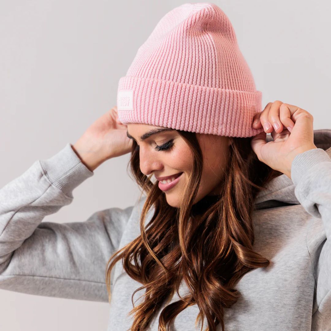 Après Actif 100% Merino Wool Beanie - Rosé