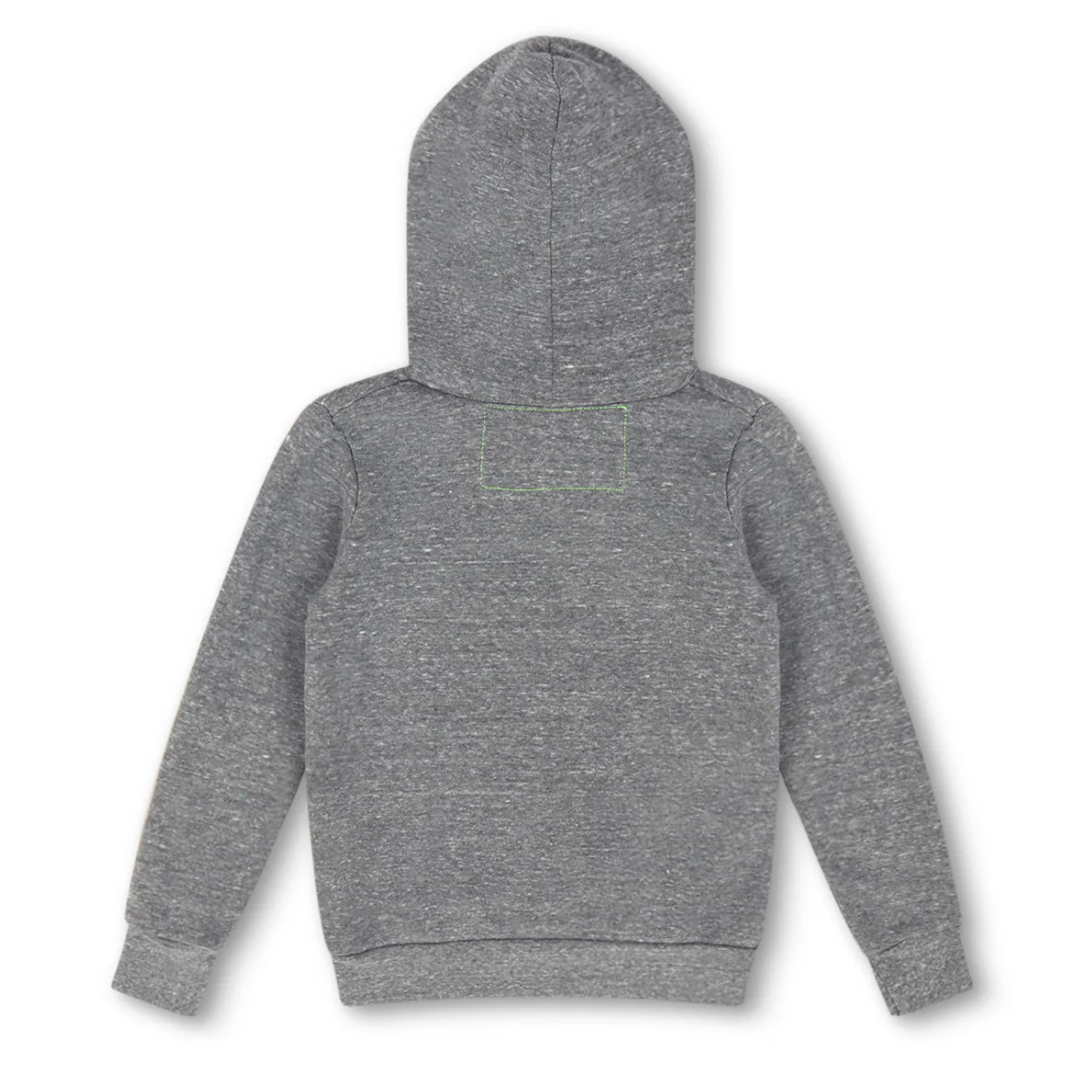 Aviator Nation -  Kid's Logo Pullover Hoodie - Heather Grey