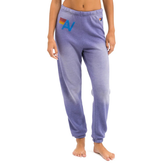 Aviator Nation Women's Vintage Logo Sweatpants - Faded Grape