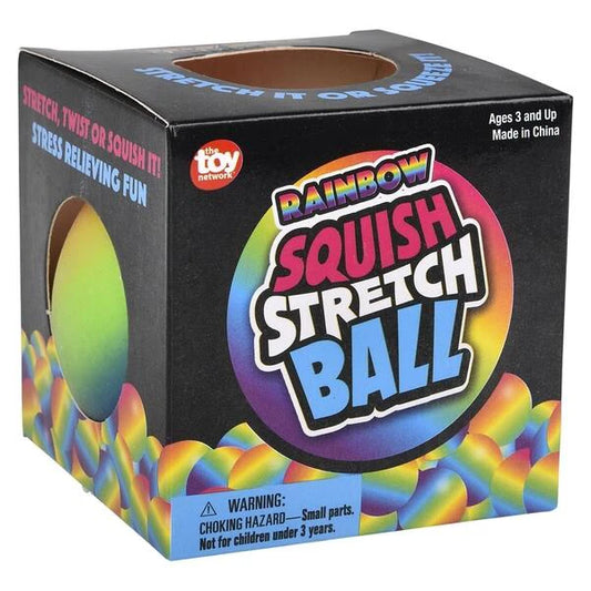 Rainbow Squish And Stretch Yummy Ball