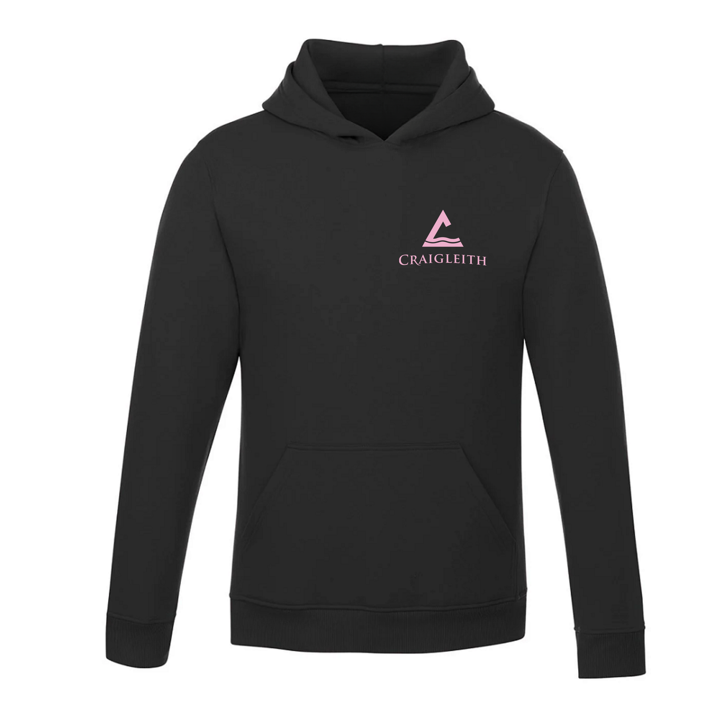 Craigleith Snow Leopards Hooded Sweatshirt - Black / Small Logo