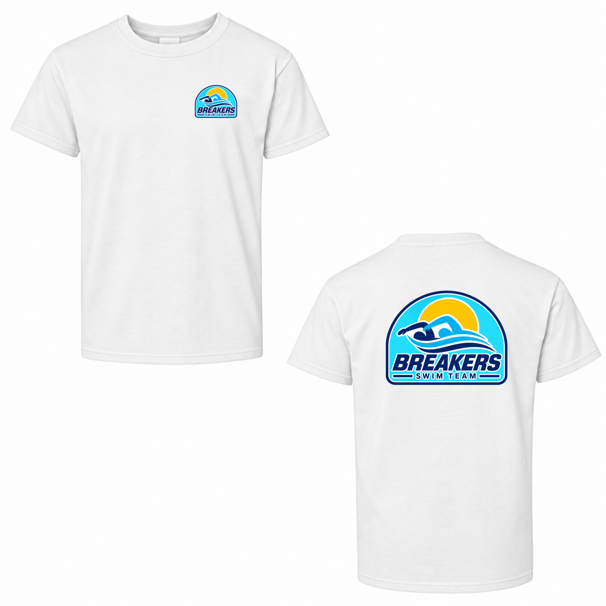 The Breakers Blue Horizon T-Shirt - White
