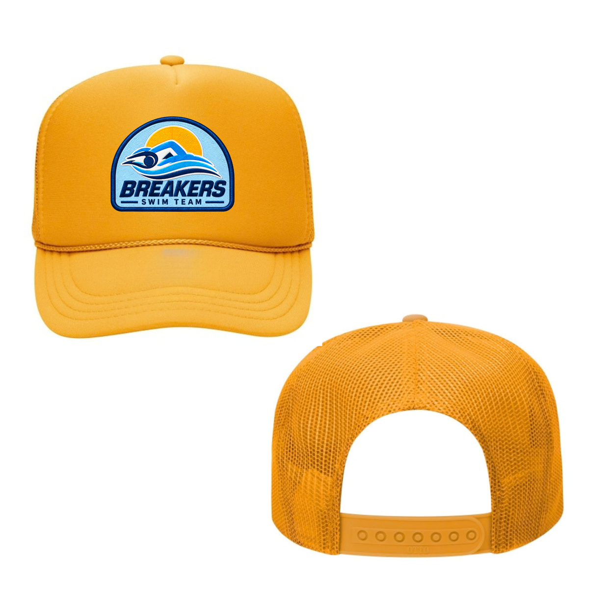 Breakers Gold Mesh Back Hat – Youth & Adult