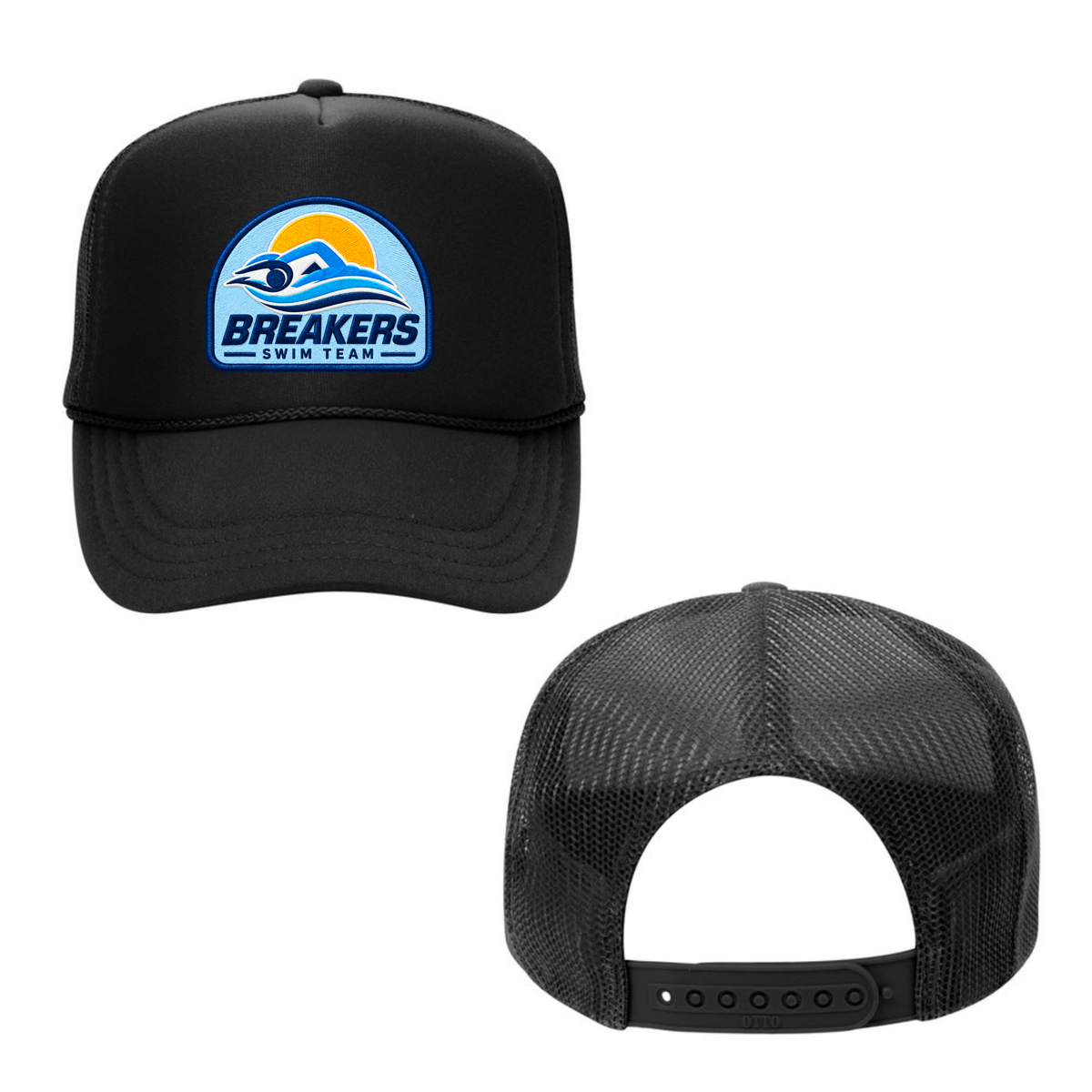 Breakers Black Mesh Back Hat – Youth & Adult