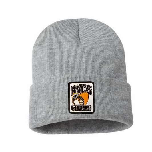 BVCS Patch Knit Toque - Heather Grey