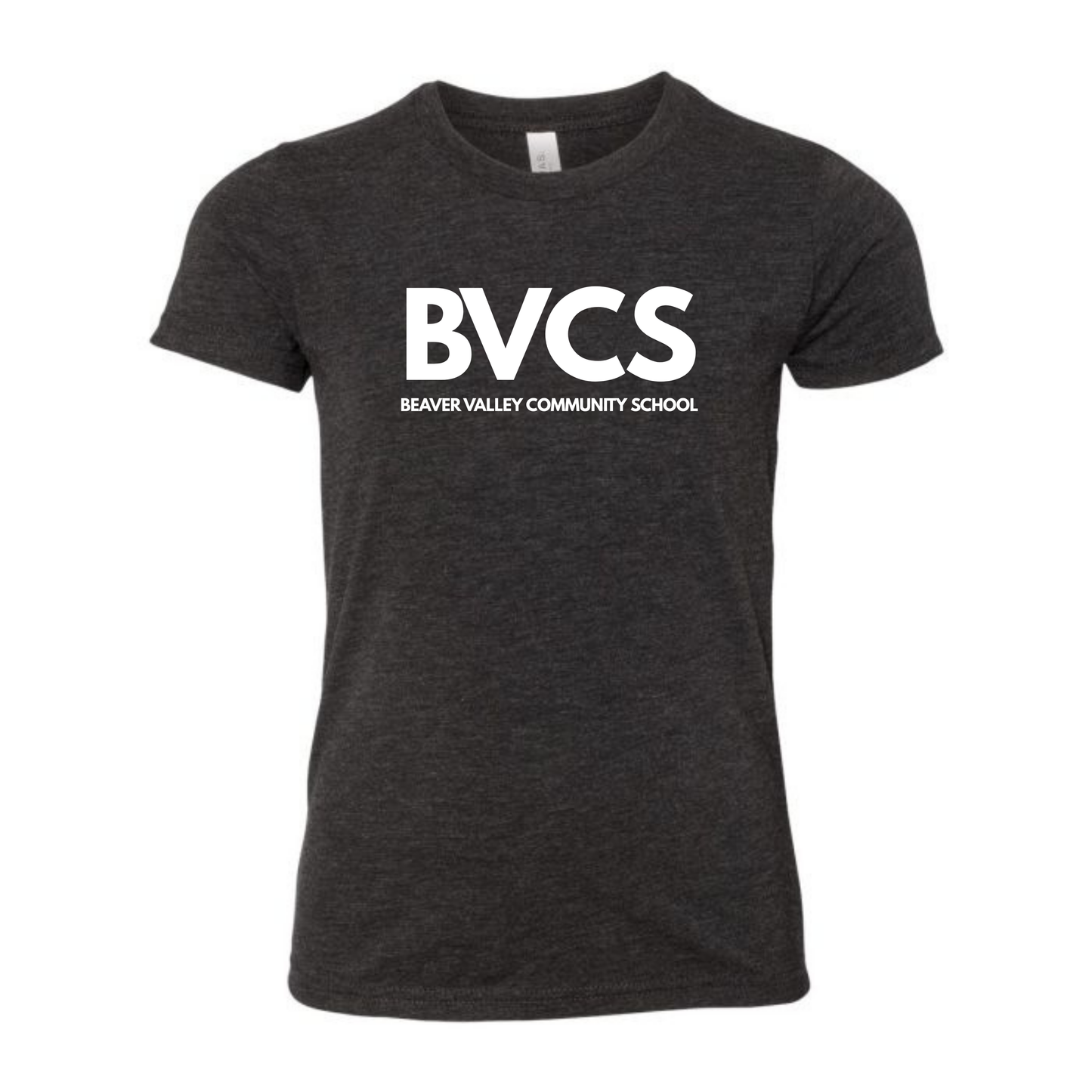 BVCS Logo Tee - Charcoal Black Triblend