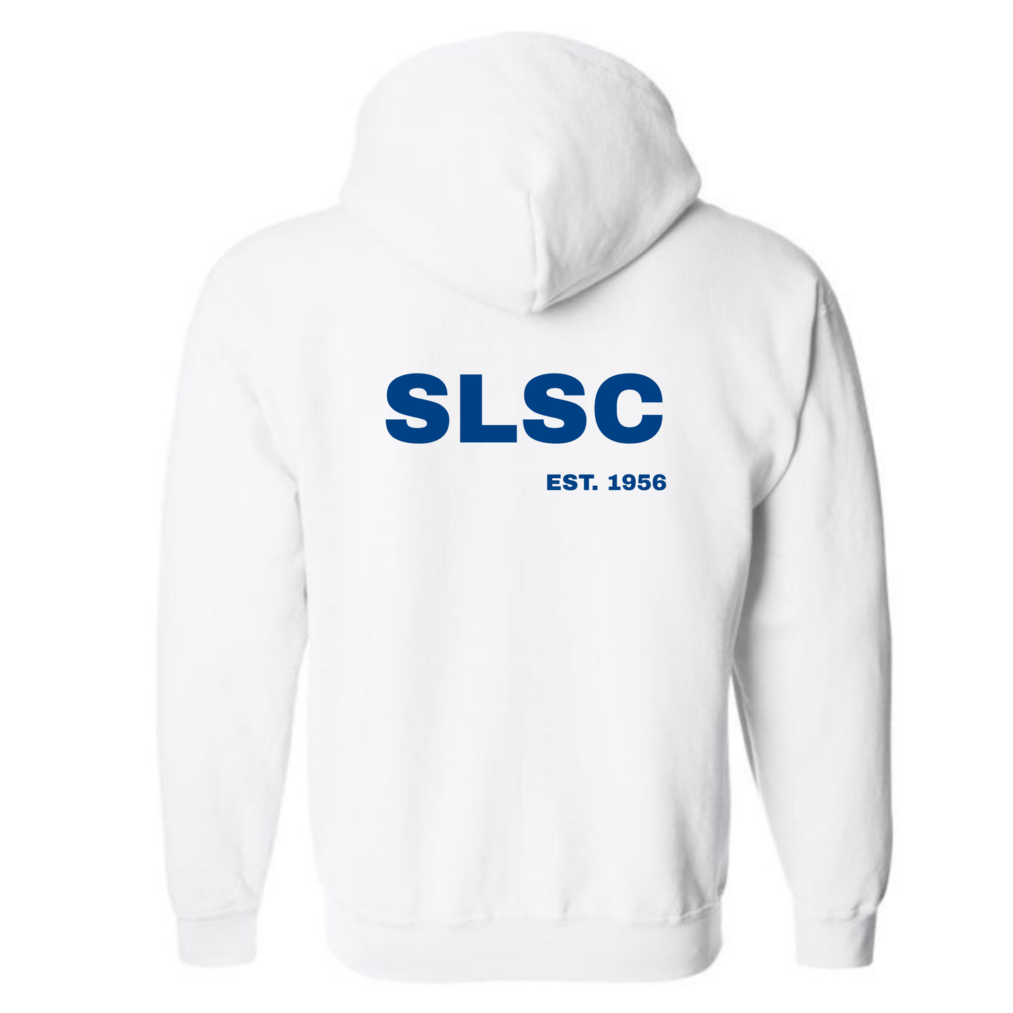 SLSC Logo Pullover Hoodie - White