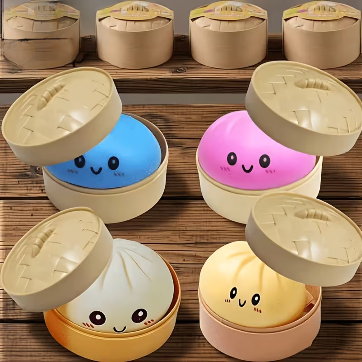 Squishy Bao Buddy - Assorted Colours