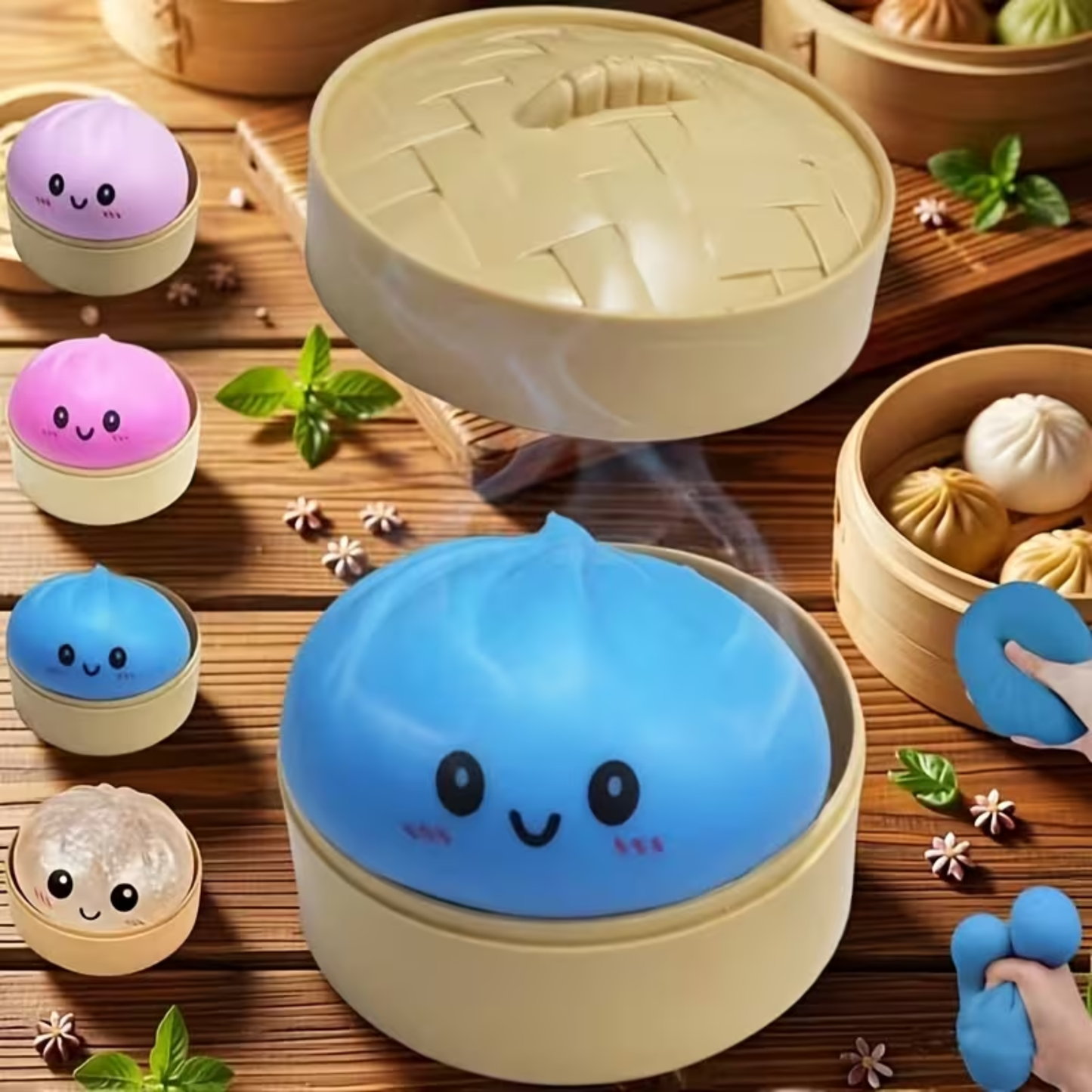 Squishy Bao Buddy - Assorted Colours