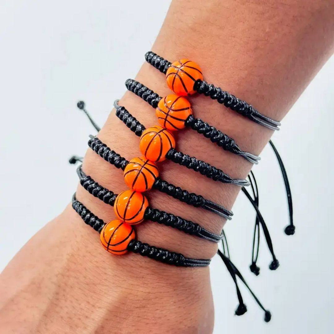 Sports Rope Bracelets Basketball Rope Friendship Bracelet – Forever Run Wild