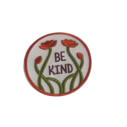 Iron on Patch - Be Kind (7.0cm x 7.0cm)