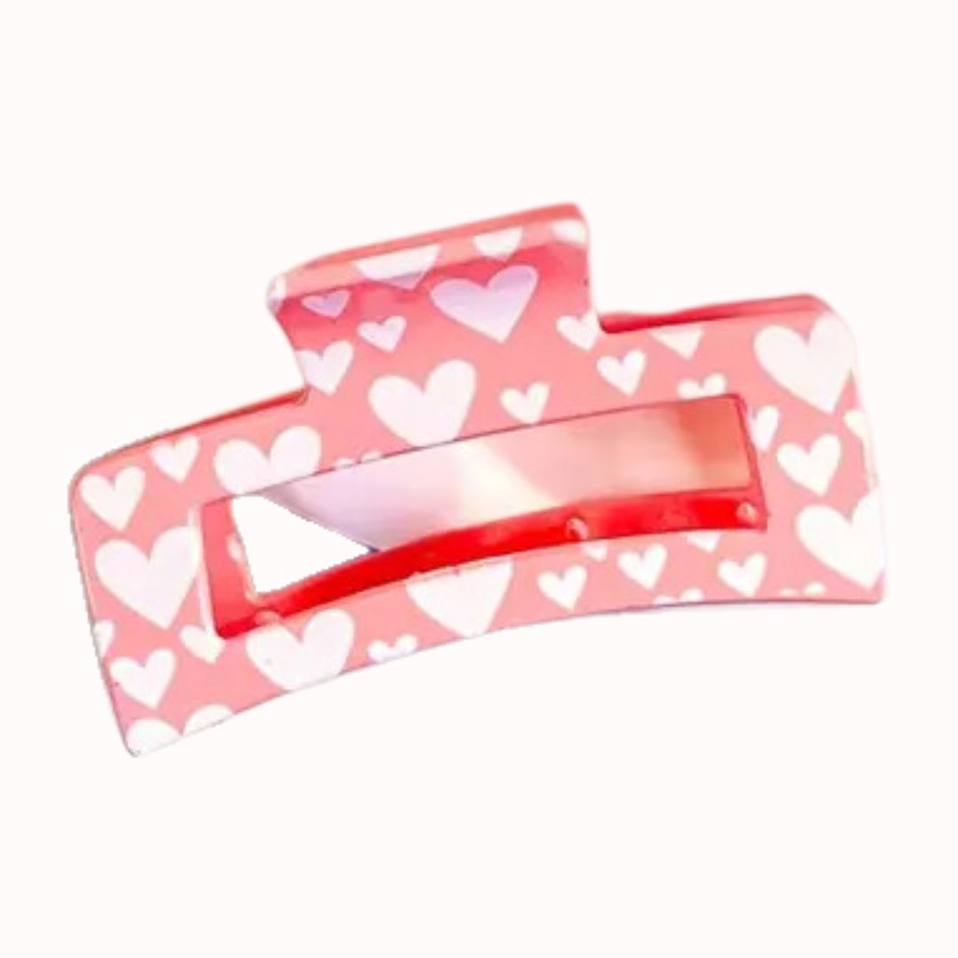 Be My Valentine Hair Claw Clips