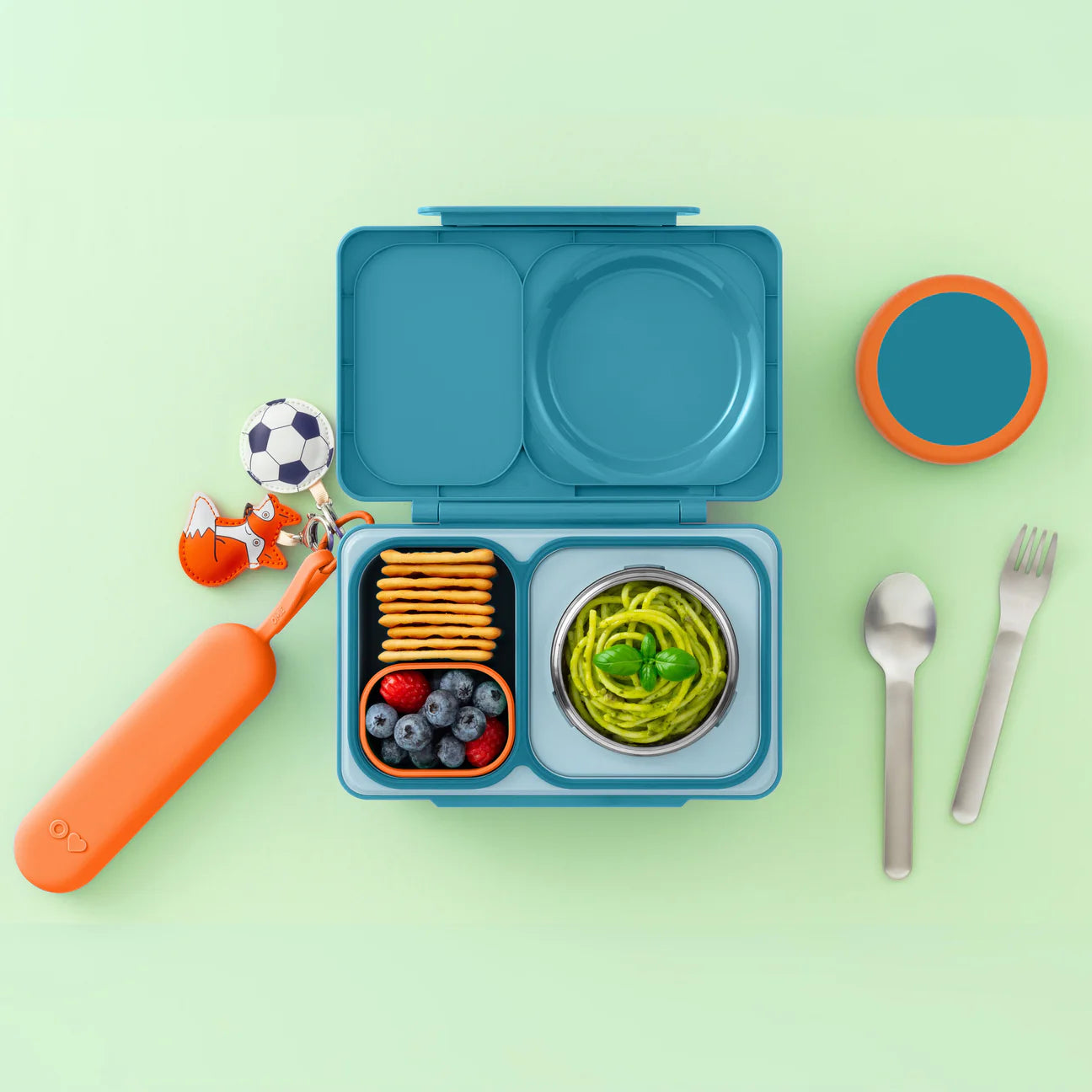 OmieBox UP Pod & Utensil Set - Sunny