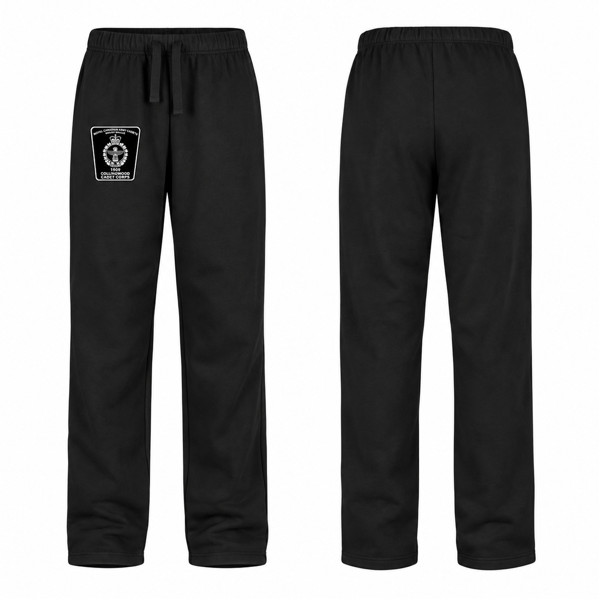 1909 Collingwood Cadet Corps Joggers - Black / Wide Bottom