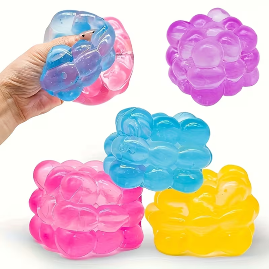 Bubble Cube Sensory Squishy - Assorted Colours