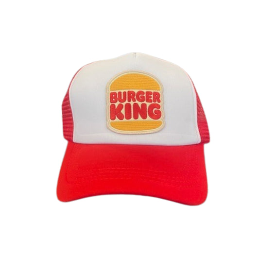Burger King Snapback Hat - Red / White