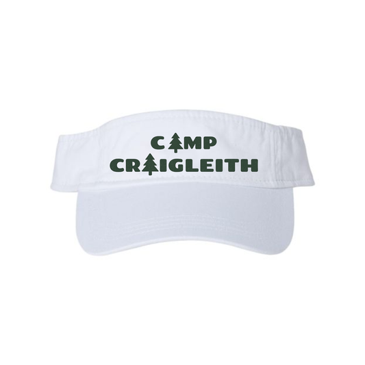 Camp Craigleith Visor - White / Forest Green